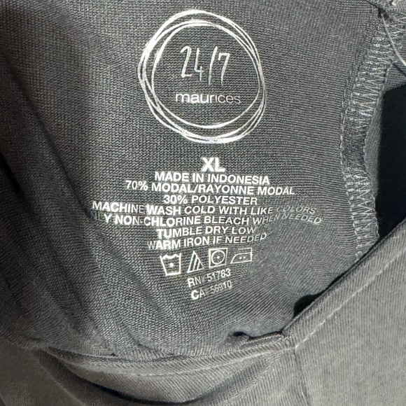 NWT Maurices Gray V-Neck Jumpsuit with Elastic Waist Size XL - Picture 3 of 4